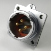 4 Pins waterproof quick-connect male circular connector socket YZ-20-C04SX-01-001, 4 Pins quick-connect male circular connector socket, YZ-20-C04SX-01-001, 4 pins waterproof cable connector, 4 pins connector