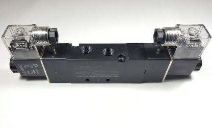 5 ways 3 positions 24 VDC valve 1/4 NPT 3 position 5 way double electro control 24vdc, douple solenoid valve, 1/4 npt solenoid vave, 5/3, NPT 24VDC,