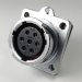 7 Pins waterproof quick-connect female circular connector socket - EEC1009