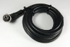 Angle plug M12 cable with locking nut, 2m Angle plug M12 4 pin cable with locking nut, sensor cable, 4 wires cable, M12 cable
