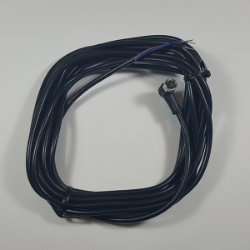 Angle plug M8 cable with locking nut, 5m Angle plug M8 3 pin cable with locking nut, QE8-N3F5, sensor cable, 3 wires cable, M8 cable