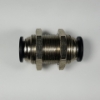 Bulkhead connector, 3/8" OD tube  Push-to-Connect, Bulkhead connectorr, best fittings, Straight Bulkhead connector 3/8,,