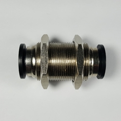 Bulkhead connector, 1/2" OD tube  Push-to-Connect, Bulkhead connectorr, best fittings, Straight Bulkhead connector 1/2,