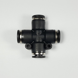 Cross junction, 1/4" OD tube Push-to-Connect, Cross junction, best fittings, Cross junction 1/4,