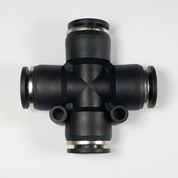 Cross junction, 3/8" OD tube Push-to-Connect, Cross junction, best fittings, Cross junction 3/8,