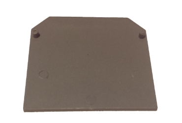 End cover for 2.5mm² block pkg of 50 End cover for 2.5mm² block pkg of 50, terminal blocks