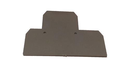 End cover for double level 4mm² block pkg of 10 End cover for double level 4mm² block pkg of 10, terminal blocks