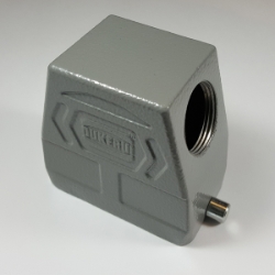 HD Hood for 10 pins insert with side cable entry HD Hood for 10 pins insert with side cable entry,
