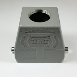 HD Hood for 10 pins insert with top cable entry HD Hood for 10 pins insert with top cable entry,