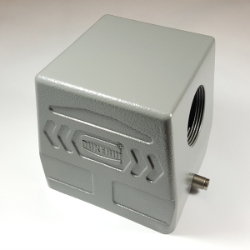 HD Hood for 32 pins insert with side cable entry HD Hood for 32 pins insert with side cable entry,