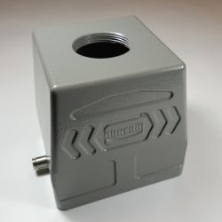 HD Hood for 32 pins insert with top cable entry HD Hood for 32 pins insert with top cable entry,