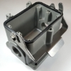 HD Surface mounting for 48 pins insert with 2 cable entries HD Surface mounting for 48 pins insert with 2 cable entries