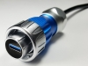 USB 3.0 waterproof industrial  plug DH-24-USB3.0-P01, cnlinko, Industrial USB 3.0 plug, USB metal plug, industrial usb connection,