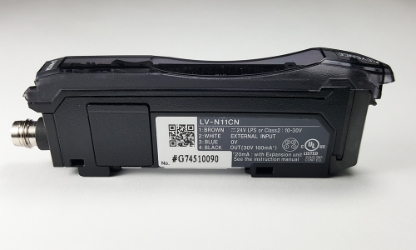 Keyence LV-N11CN digital laser sensor amplifier Keyence, LV-N11CN, Amplifier, M8 Connector, Main unit, NPN, laser amplifire LV-N11CN, LV series, Multi-Purpose Digital Laser Sensor,