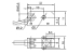 Lanbao Through Beam Sensor Receiver, NPN NO, Sensing distance 150 cm  - ESP1001