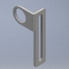 Left Side M18 bracket sensor bracket, M18 sensor bracket, steel bracket, m18 bracket, 90 degree mount bracekt, 90 degree sensor bracket,