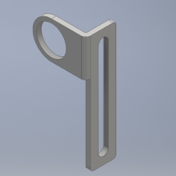 Left Side M18 bracket sensor bracket, M18 sensor bracket, steel bracket, m18 bracket, 90 degree mount bracekt, 90 degree sensor bracket,