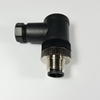 M12 Angle male connector QE12-W4G, M12 4 pin angle male connector, m12 sensor cable connector