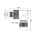 M12 right angle metal male connector - EEC0228