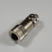M12 straight metal female connector - EEC0225