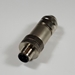 M12 straight metal male connector - EEC0226