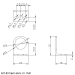 M18 Sensor mounting bracket - ESA0003