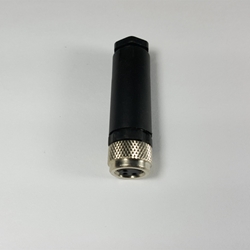 M8 Straight female connector QE08-N3F, M8 3 pin Straight female connector, m8 sensor cable connector