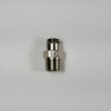 Male connector, 1/8" OD tube, 1/8 NPT thread Male connector 1/8-1/8NPT, nickel-plated brass fittings, nickel plated push to connect, brass pneumatic fittings, brass tube connectors,