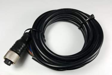 Straight plug M12 cable with locking nut, 2m Straight plug M12 3 pin cable with locking nut, QE12-N4F5, sensor cable, 3 wires cable, M12 cable