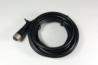 Straight plug M8 cable with locking nut, 2m Straight plug M8 3 pin cable with locking nut,  sensor cable, 3 wires cable, M8 cable