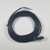 Straight plug M8 cable with locking nut, 5m Straight plug M8 3 pin cable with locking nut, QE8-N3F5, sensor cable, 3 wires cable, M8 cable