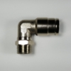 Swivel male elbow, 3/8" OD tube, 1/4 NPT thread Swivel male elbow 3/8-1/4NPT, nickel-plated brass fittings, nickel plated push to connect, brass pneumatic fittings, brass tube connectors,