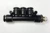 Swivel multi tee lateral male, 1/4" OD tube, 1/8 NPT thread Push-to-Connect, Swivel multi tee lateral male, best fittings, Swivel multi tee lateral male 1/4-1/8,