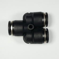 Union wye, 3/8" OD tube Push-to-Connect, wye fitting, pneumatics, best fittings, Union wye 3/8,