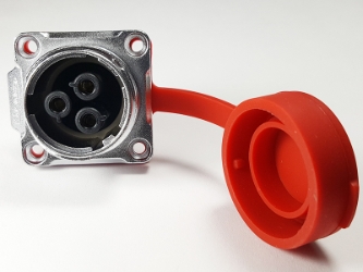 3 Pins waterproof quick-connect female circular connector socket DH-24-J03SX-01-001, 3 Pins quick-connect female circular connector receptacle, 3 pins waterproof cable connector, 3 pins connector