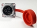 3 Pins waterproof quick-connect female circular connector socket - EEC1033