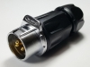 3 Pins waterproof latching male circular connection plug LP-20-C03PP-01-001, 3 Pins latching male circular connection plug, 3 pins waterproof cable connector, 3 pins industrial connector