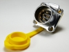 7 Pins waterproof latching male circular socket LP-20-C07SX-01-001, 7 Pins latching male circular connector socket, 7 pins waterproof cable connector, 7 pins connector