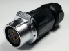 4 Pins waterproof latching female circular connection plug LP-20-J04PP-01-001, 4 Pins latching female circular connection plug, 4 pins waterproof cable connector, 4 pins industrial connector