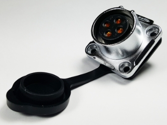 4 Pins waterproof latching female circular socket LP-20-J04SX-01-001, 43 Pins latching female circular connector socket, 4 pins waterproof cable connector, 4 pins connector
