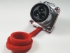 3 Pins waterproof latching male circular connector socket LP-24-C03SX-01-001, 3 Pins quick-connect male circular connector socket, 3 pins waterproof cable connector, 3 pins connector