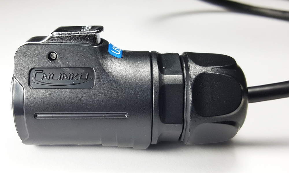 Cnlinko - 3.0 USB waterproof latching plug #EEC1100