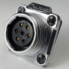 7 Pins waterproof screw on female circular connector socket YW-20-J075SX-02-001, 7 Pins screw on female circular connector socket, 7pins waterproof cable connector, 7 pins connector