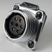 7 Pins waterproof screw on female circular connector socket - EEC0968