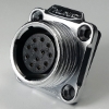 12 Pins waterproof screw on female circular connector socket YW-20-J12SX-02-001, 12 Pins screw on female circular connector socket, industrial metal connector, 12 pins connector, screw on industrial cable plug,