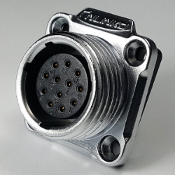 12 Pins waterproof screw on female circular connector socket YW-20-J12SX-02-001, 12 Pins screw on female circular connector socket, industrial metal connector, 12 pins connector, screw on industrial cable plug,