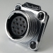 12 Pins waterproof screw on female circular connector socket - EEC0976