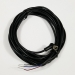 Angle plug M8 cable with locking nut, 5m - EEC0119