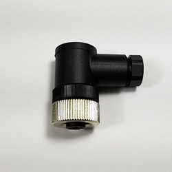 M12 Angle female connector QE12-W4G, M12 4 pin angle male connector, m12 sensor cable connector