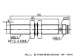 Lanbao Inductive Sensor, NPN NO, M8  - ESI0002